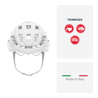 Cestný cyklistický prilba ABUS AirBreaker, farba Pure White, veľkosť L, na profesionálnu cyklistiku, pre mužov aj ženy 2