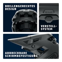 Cască Fullface ABUS AirDrop MIPS - MTB Downhill, Freeride și Enduro, Ambient Sound Channel, Negru, mărimea L/XL 4