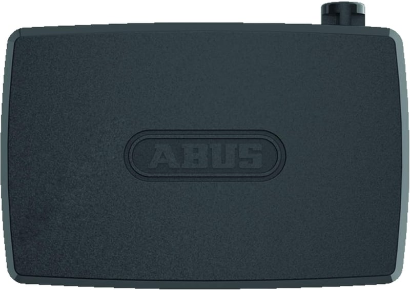 ABUS Alarm Box 2.0 Mobil Riasztórendszer Kerékpárhoz Fekete Alumínium Láncokkal Elemről Működő Lopásvédelem