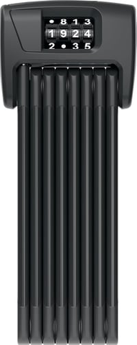 ABUS Bordo 6000C hajtogatható kerékpárzár kombinációs, SH tartóval - 120 cm - fekete 1