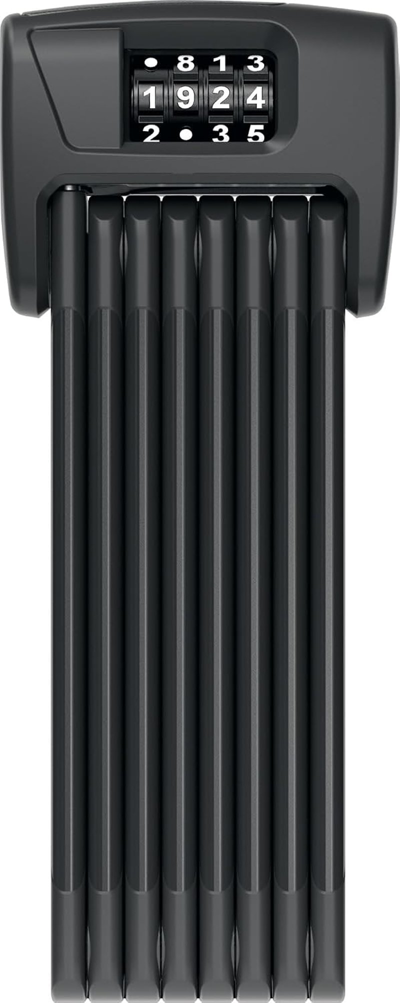 ABUS Bordo 6000C hajtogatható kerékpárzár kombinációs, SH tartóval - 120 cm - fekete
