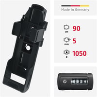 ABUS Bordo 6000C LED összehajtható kerékpárzár SH tartóval, 10-es biztonsági szint - 90 cm 3