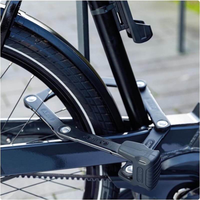ABUS Bordo Granit 6500K összecsukható kerékpárlakat 120cm, XPlus henger, biztonsági szint 15 - 120 cm, Black