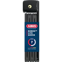 Skladací zámok na bicykel ABUS Bordo Lite 6055K SH s držiakom - čierny - 85 cm 1