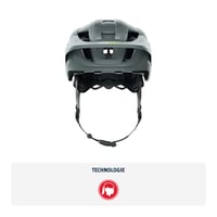 Cască de ciclism MTB ABUS Cliffhanger - Orificii mari de ventilație și sistem de reglare TriVider - Gri/Galben - Mărimea S 2