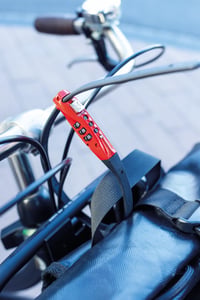 Zámok na kábel ABUS Combiflex TravelGuard – Na zabezpečenie prilby, kočíka, lyžiarskej výstroje a batožiny – dĺžka kábla 45 cm – číselný zámok – čierny 5