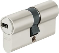 ABUS D6XNP Profilzylinder Duplahengerzár 30/45 mm - 5 kulccsal és kulcskártyával, ezüst 4