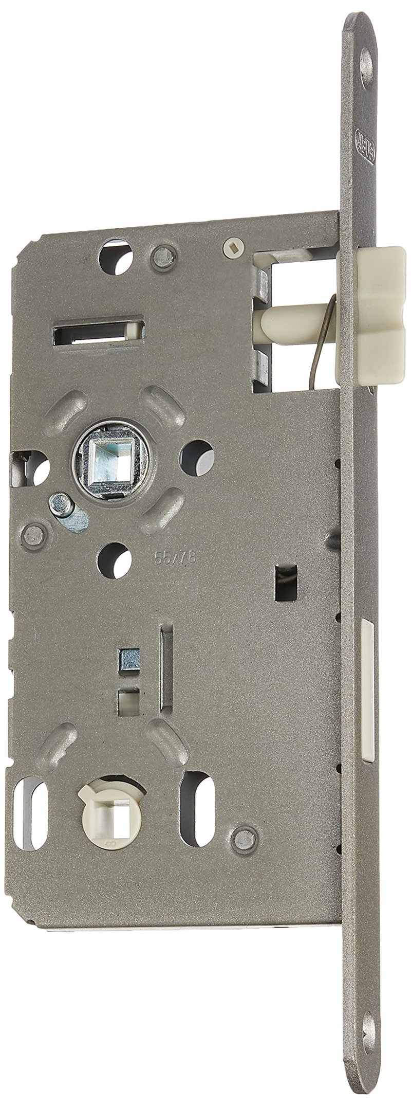 Broască încastrată ABUS ES Bad Universal S – 55 mm distanță ax, 20 mm placă frontală, argintiu