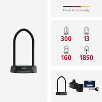 ABUS Granit XPlus 540 U-lakat USH konzollal - 13 mm kengyel, biztonsági szint 15 3