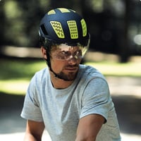Mestská cyklistická prilba ABUS Hyban 2.0 ACE – žltá – L (56-61 cm) 6