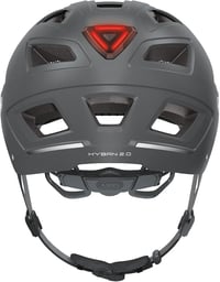 Cyklistická prilba ABUS Hyban 2.0 so zadným svetlom – titánová – veľkosť L (56 – 61 cm) 4
