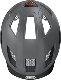 Cyklistická prilba ABUS Hyban 2.0 so zadným svetlom – titánová – veľkosť L (56 – 61 cm) 5