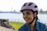 Cyklistická prilba ABUS Hyban 2.0 – veľkosť XL, Velvet Black – pre ženy a mužov, s ABS škrupinou, na mestské použitie 5