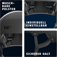ABUS Indy Kerékpáros Sisak - BMX, Slopestyle, Gördeszkázás és Hegyi Kerékpározás - Ütéselnyelő Technológia - L (57 - 61 cm), Black (velvet black) 3