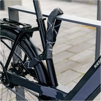 ABUS Iven Chain 8210 Láncos Kerékpárzár Edzett Acél Szintetikus Bevonattal - 140 cm, Single, Black 5