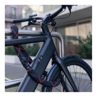 Zámok na bicykel ABUS Ivy Chain 9210 – Reťazový zámok z kalenej ocele s hrúbkou 10 mm – 140 cm – Čierny – Úroveň zabezpečenia 13 5