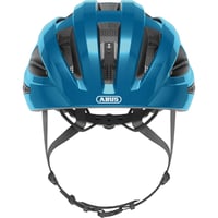 Cască de ciclism ABUS Macator - Cască sportivă de șosea pentru începători - Potrivită și pentru păr împletit - Albastru, mărimea M 4