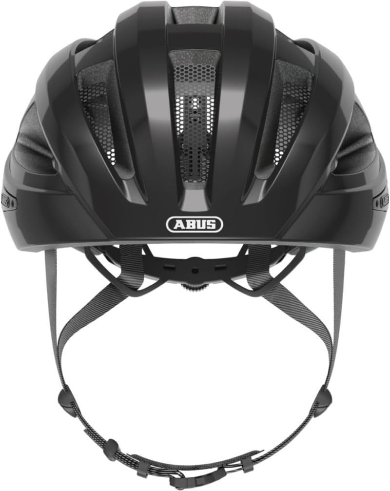 ABUS Macator kerékpáros sisak sportosak és kezdőknek, uniszex - 2-L (58 - 62 cm), Black (velvet black)