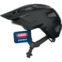 Cască de ciclism MTB ABUS MoDrop - Pentru mountain biking, cu ventilație bună, potrivire personalizată, negru mat, mărimea L 1