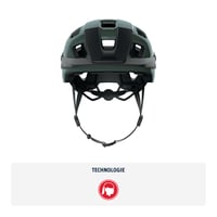 Cyklistická prilba ABUS MoTrip MTB – s výškovo nastaviteľným šiltom, individuálne prispôsobenie, unisex – lesklá zelená, veľkosť S 2