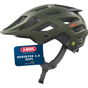 ABUS Moventor 2.0 MIPS MTB kaciga za brdski biciklizam, veličina S (51-55 cm), siva, All-Mountain, za muškarce i žene