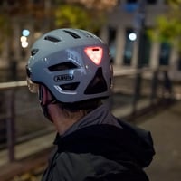 ABUS Pedelec 2.0 ACE városi kerékpáros sisak hátsó lámpával és napellenzővel - sötétszürke - L-es méret 8