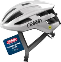 ABUS PowerDome MIPS kerékpáros sisak könnyű szellőzéssel és ütésvédelemmel - L (57 - 61 cm), White (shiny white). 1