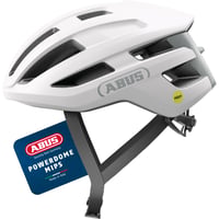 Cestný cyklistický prilba ABUS PowerDome MIPS - biela, veľkosť M - s ľahkým ventilačným systémom, vyrobená v Taliansku, pánska aj dámska 1