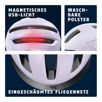 Cyklistická prilba ABUS Purl-Y ACE s LED svetlom – NTA prilba pre dospelých a tínedžerov, kompatibilná s elektrobicyklami a S-Pedelecmi 4