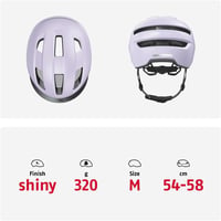 ABUS Purl-Y Kerékpáros Sisak E-Bike és S-Pedelec Felnőtt Védősisak - M (54 - 58 cm), Lavender (Light Lavender) 5