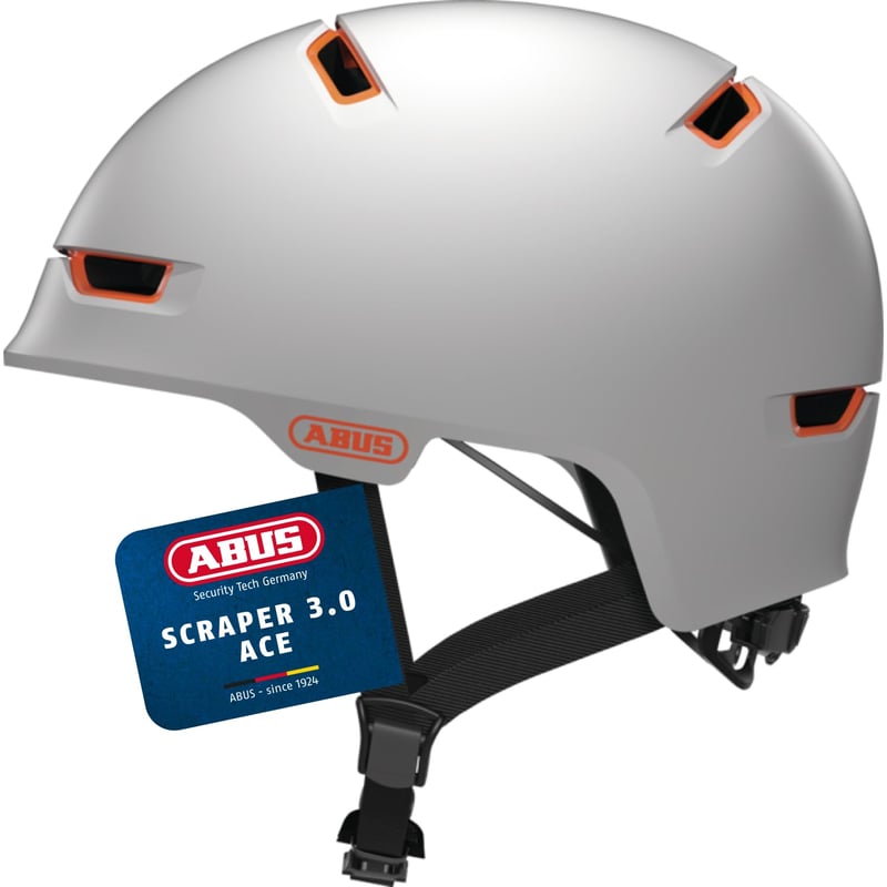 Mestská cyklistická prilba ABUS Scraper 3.0 ACE – veľkosť M (54-58 cm) – Ultra Blue – Pánska a dámska cyklistická prilba do mestskej premávky