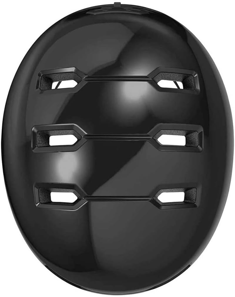 ABUS Skurb Kid gyerek kerékpáros sisak - Robusztus BMX stílusú fejvédelem lányoknak és fiúknak - S (45 - 50 inches), Black (Shiny Black)