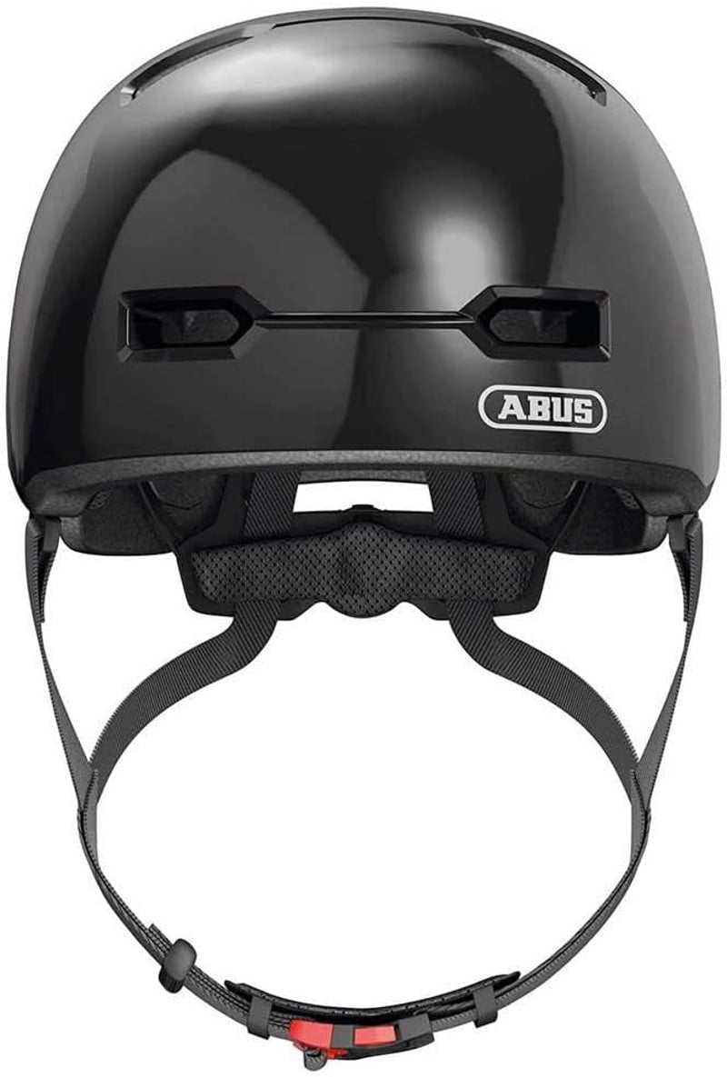 ABUS Skurb Kid gyerek kerékpáros sisak - Robusztus BMX stílusú fejvédelem lányoknak és fiúknak - S (45 - 50 inches), Black (Shiny Black)