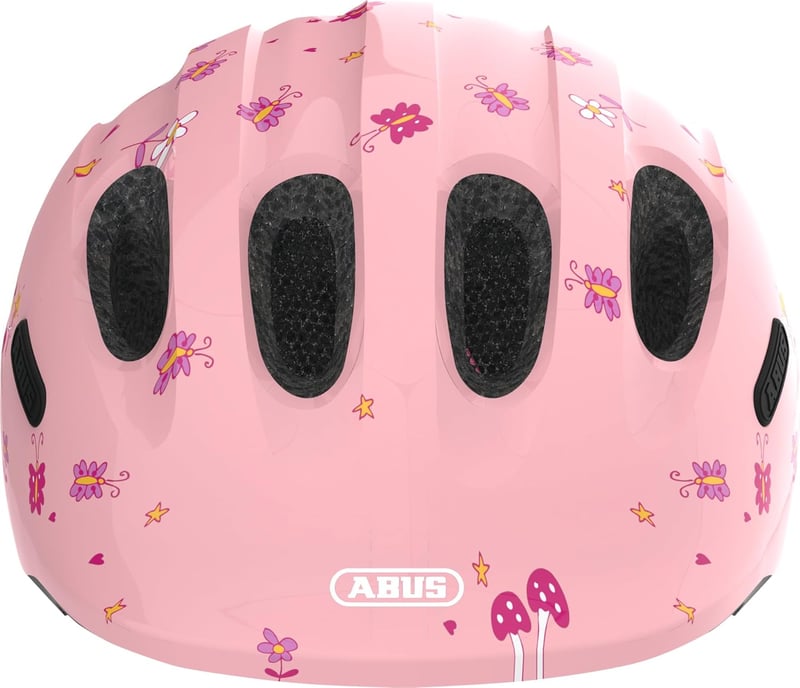 ABUS Smiley 2.0 gyerek kerékpáros sisak lányoknak és fiúknak - M (50 - 55 cm), Rose Princess