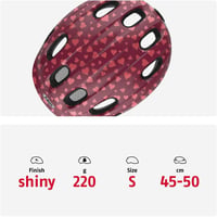 ABUS Smiley 2.0 gyerek kerékpáros sisak lányoknak és fiúknak - S (45 - 50 inches), Rose Princess 5