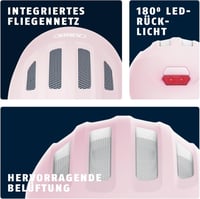 Detská cyklistická prilba ABUS Smiley 3.0 ACE LED so zabudovaným svetlom – Pure Rose – veľkosť S 4
