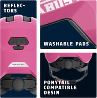 ABUS Smiley 3.0 gyerek kerékpáros sisak - pink fényes - M-es méret 4