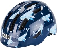 ABUS Smiley 3.0 gyerek biciklis sisak lányoknak és fiúknak, farok nyílással - M (50 - 55 cm), Blue (blue whale) 1