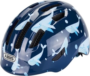 ABUS Smiley 3.0 gyerek kerékpáros sisak - kék (blue whale) - M (50-55 cm)