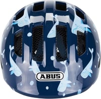 ABUS Smiley 3.0 gyerek biciklis sisak lányoknak és fiúknak, farok nyílással - M (50 - 55 cm), Blue (blue whale) 3