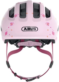 Detská cyklistická prilba ABUS Smiley 3.0 – Rose Princess, veľkosť S, hlboký strih, otvor na vrkoč, pre dievčatá 3