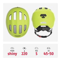 Detská cyklistická prilba ABUS Smiley 3.0 s hlbokým strihom a otvorom na vrkoč, pre dievčatá aj chlapcov 3