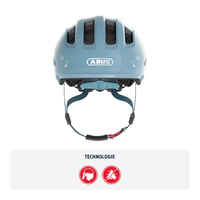 Detská cyklistická prilba ABUS Smiley 3.0 s hlbokým strihom a otvorom na vrkoč, pre dievčatá aj chlapcov 50 – 55 cm 2