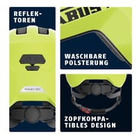 Detská cyklistická prilba ABUS Smiley 3.0 s hlbokým strihom a otvorom na vrkoč, pre dievčatá aj chlapcov 5
