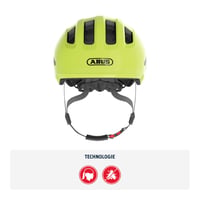 Detská cyklistická prilba ABUS Smiley 3.0 s hlbokým strihom a otvorom na vrkoč, pre dievčatá aj chlapcov 2