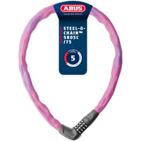 Antifurt bicicletă cu lanț ABUS Steel-O-Chain 5805C – 75 cm, Roz 1