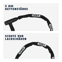 ABUS Steel-O-Chain 5805K lančana brava za bicikl – Čelična brava za bicikl, sigurnosna razina 5 4
