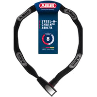 Zámok na bicykel ABUS Steel-O-Chain 8807K - Reťazový zámok z tvrdenej ocele, 85 cm, čierny - Bezpečnostná úroveň 8 1