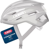 ABUS StormChaser ACE könnyű kerékpáros sisak verseny és gravel túrához - L (57 - 61 cm), Pure Grey 1