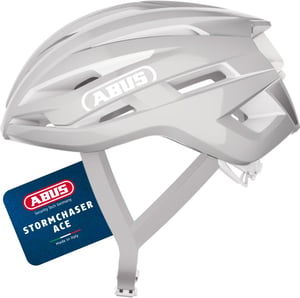 Biciklistička kaciga ABUS StormChaser ACE - pure grey - veličina L (57-61 cm)